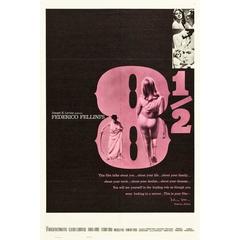 "Fellini's 8½" Film Poster, 1963