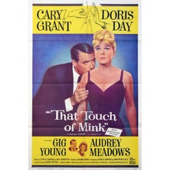 Vintage "That Touch Of Mink" Film Poster, 1962
