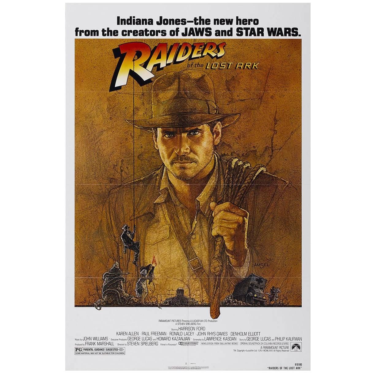 "Raiders Of The Lost Ark" Film Poster, 1981 For Sale