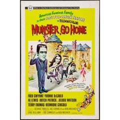 "Munster Go Home" Film Poster, 1966