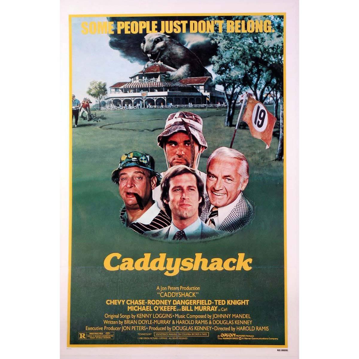 "Caddyshack" Film Poster, 1980 For Sale