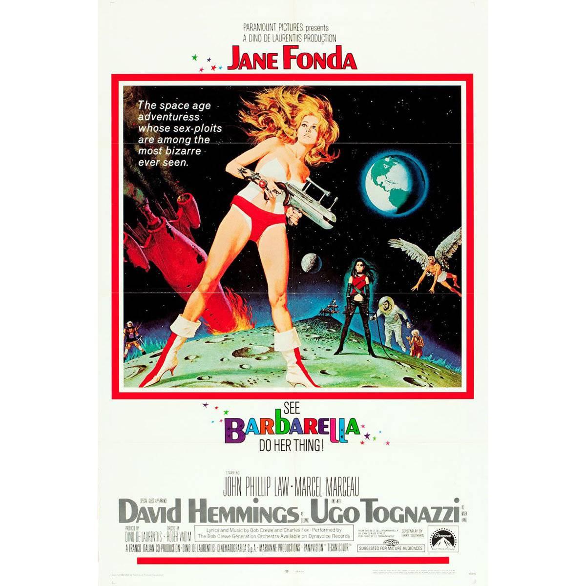 "Barbarella" Film Poster, 1968 For Sale