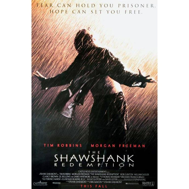 "The Shawshank Redemption" Film Poster, 1994 For Sale at 1stdibs