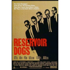 Vintage "Reservoir Dogs" Film Poster, 1992