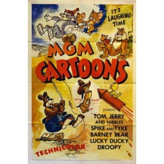 "MGM Cartoons" Film Poster, 1956