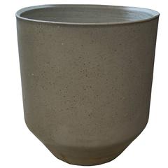 Mid-Century Modern American Stone White Glaze Planter by David Cressey 9