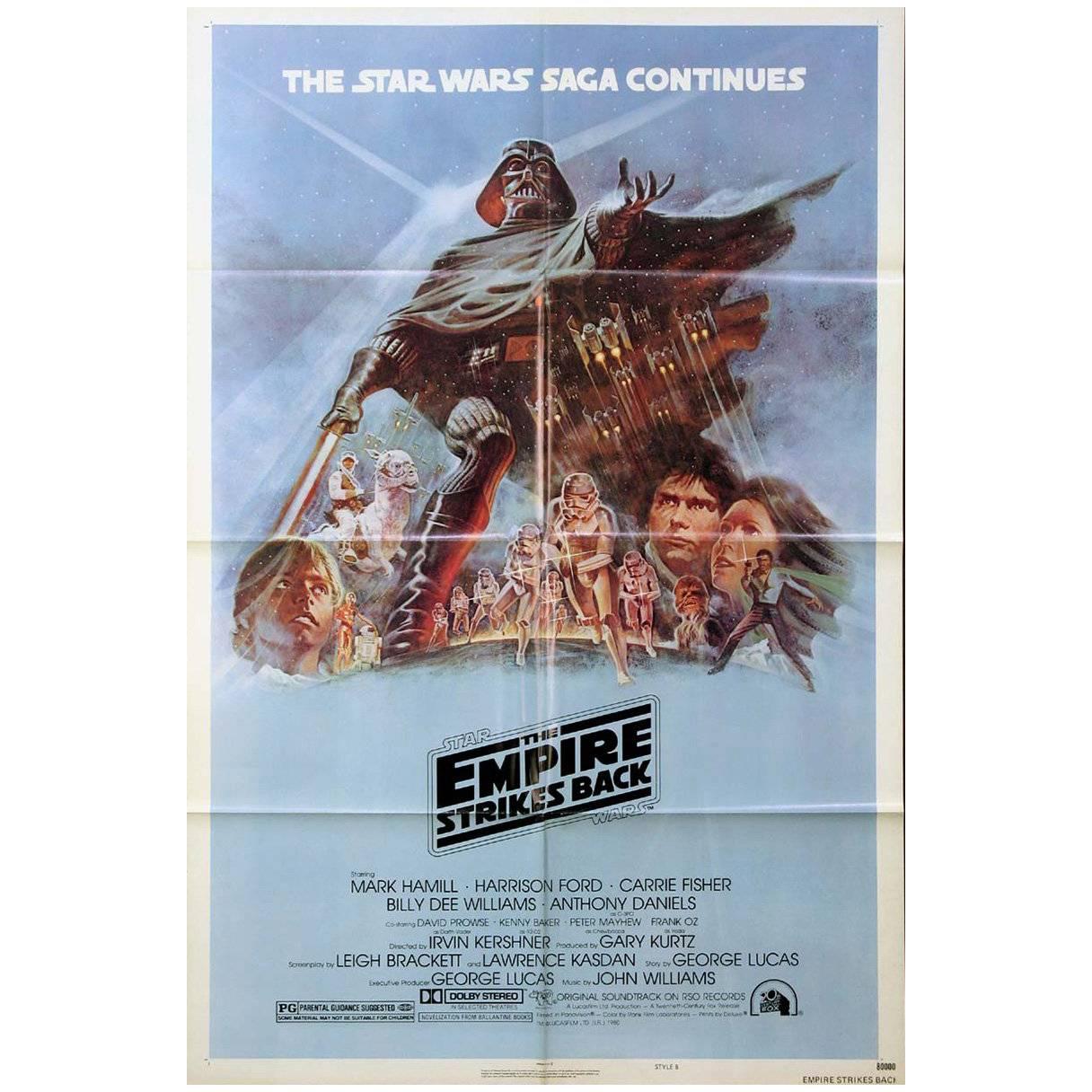 "The Empire Strikes Back", Poster, 1980 For Sale