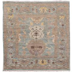 Gorgeously Designed Square Sultanabad Rug