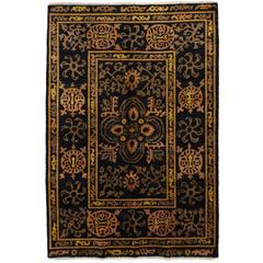 Black Kaitag Area Rug, Solo Rugs 1
