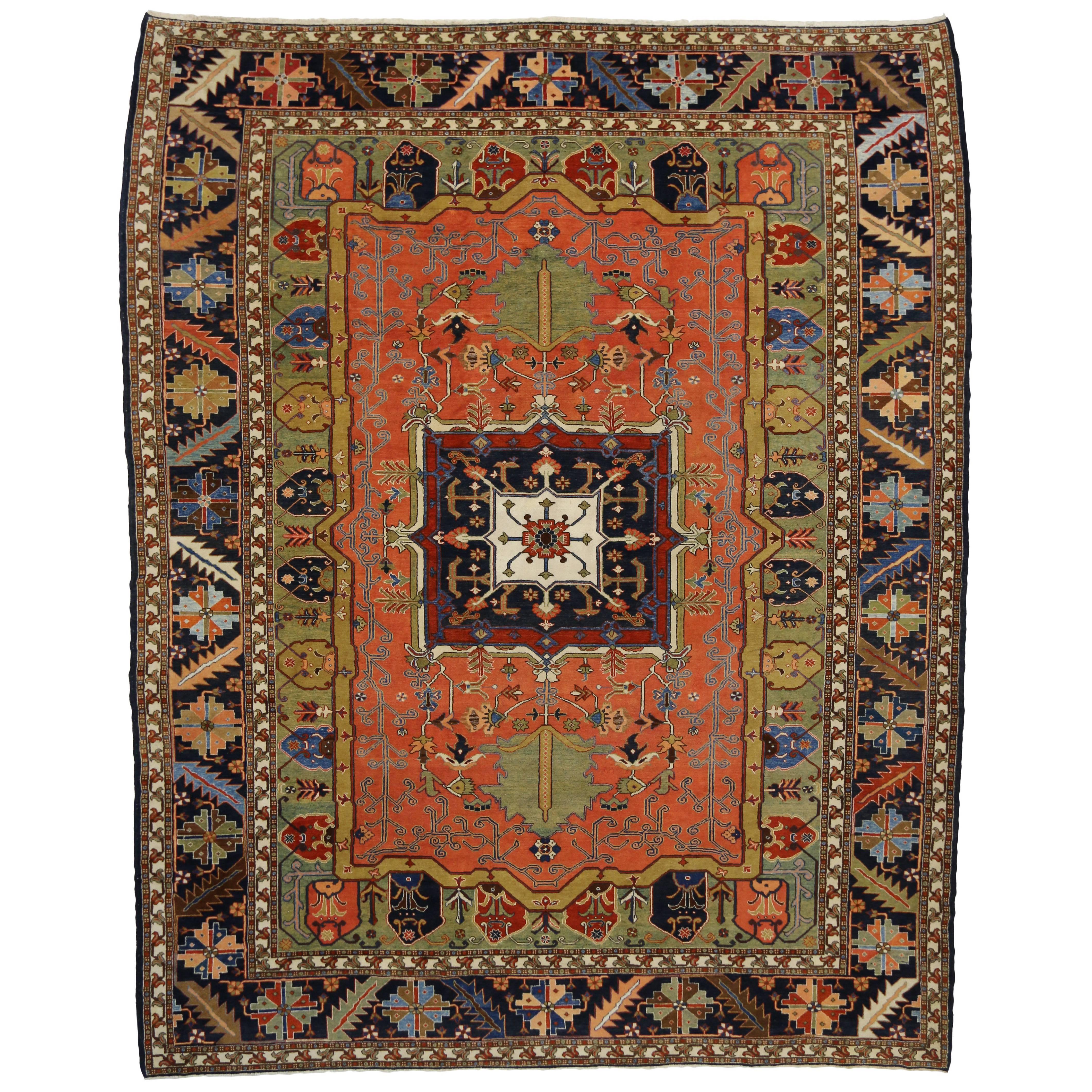 Contemporary Persian Heriz Rug with Modern Style