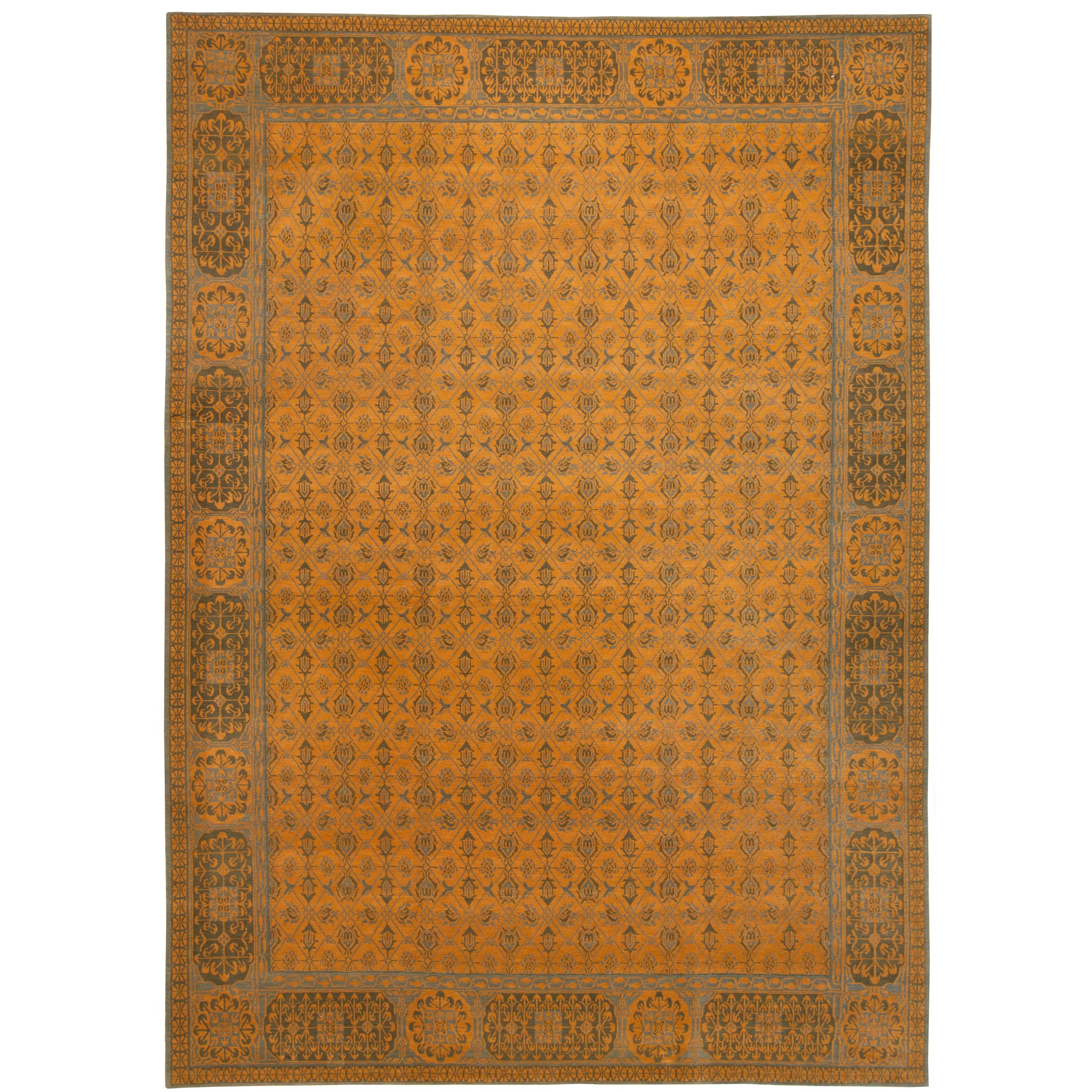 Patta Oushak Rug For Sale