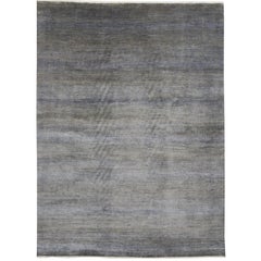 Nueva Alfombra Gris Transicional Contemporánea de Estilo Moderno Internacional