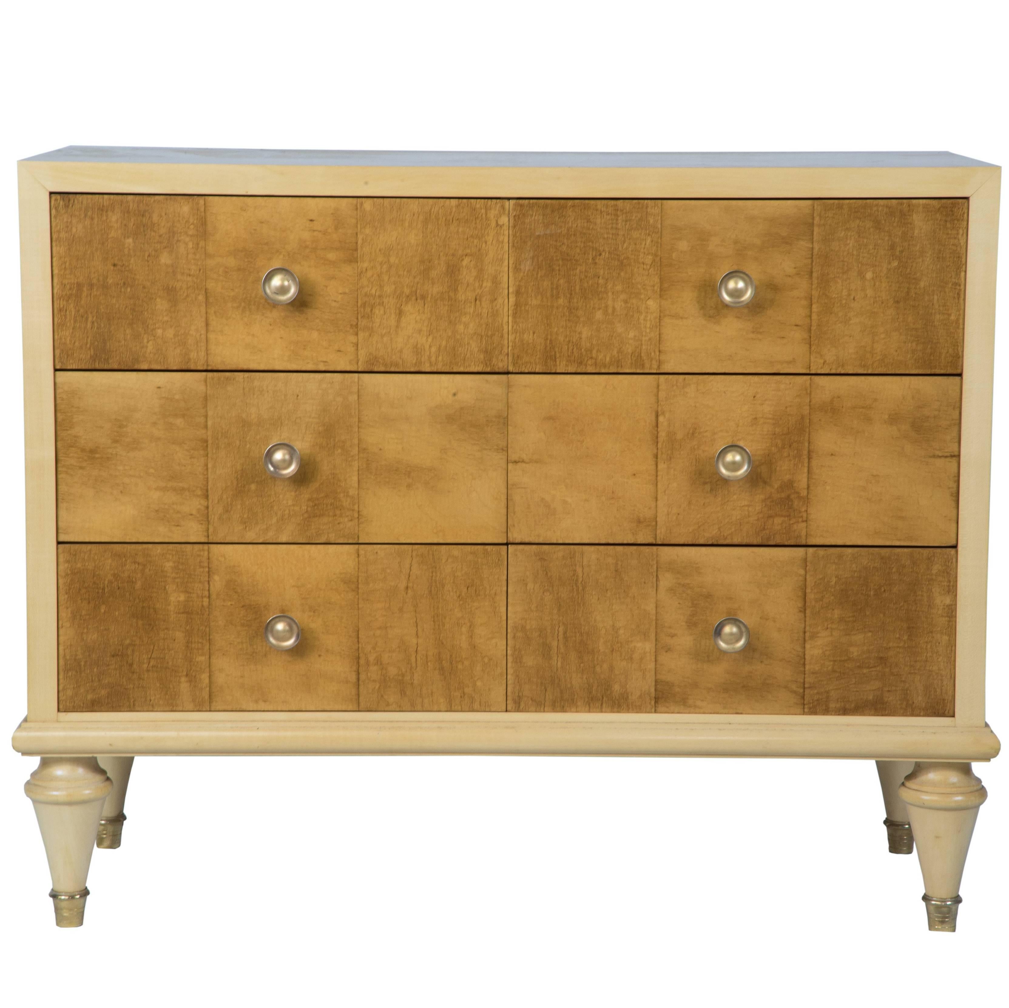 1950 Mid-Century Three-Drawer Commode For Sale