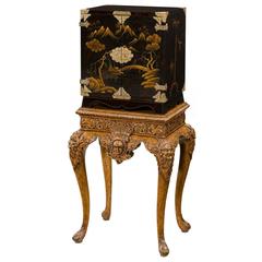 Althorp Black Lacquered Cabinet