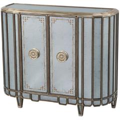 Antique Mirrored Side Cabinet