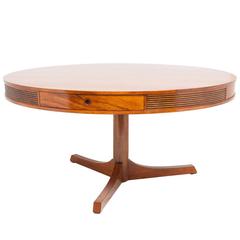 Robert Heritage for Archie Shine 1960s Rosewood Drum Table