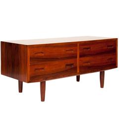 Danish Rosewood Sideboard or Chest of Drawers by Poul Hundevad