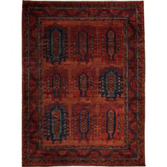 Red Khyber Area Rug, Solo Rugs 2