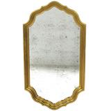 Elegant Brass Mirror