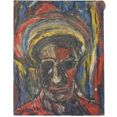 Colorful Portrait by John H. Rockwell, Dated 1948