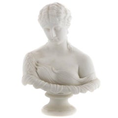 Petite English Porcelain Bust of Clytie