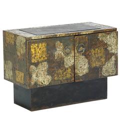Stylish Patchwork Cabinet by Paul Evans 1