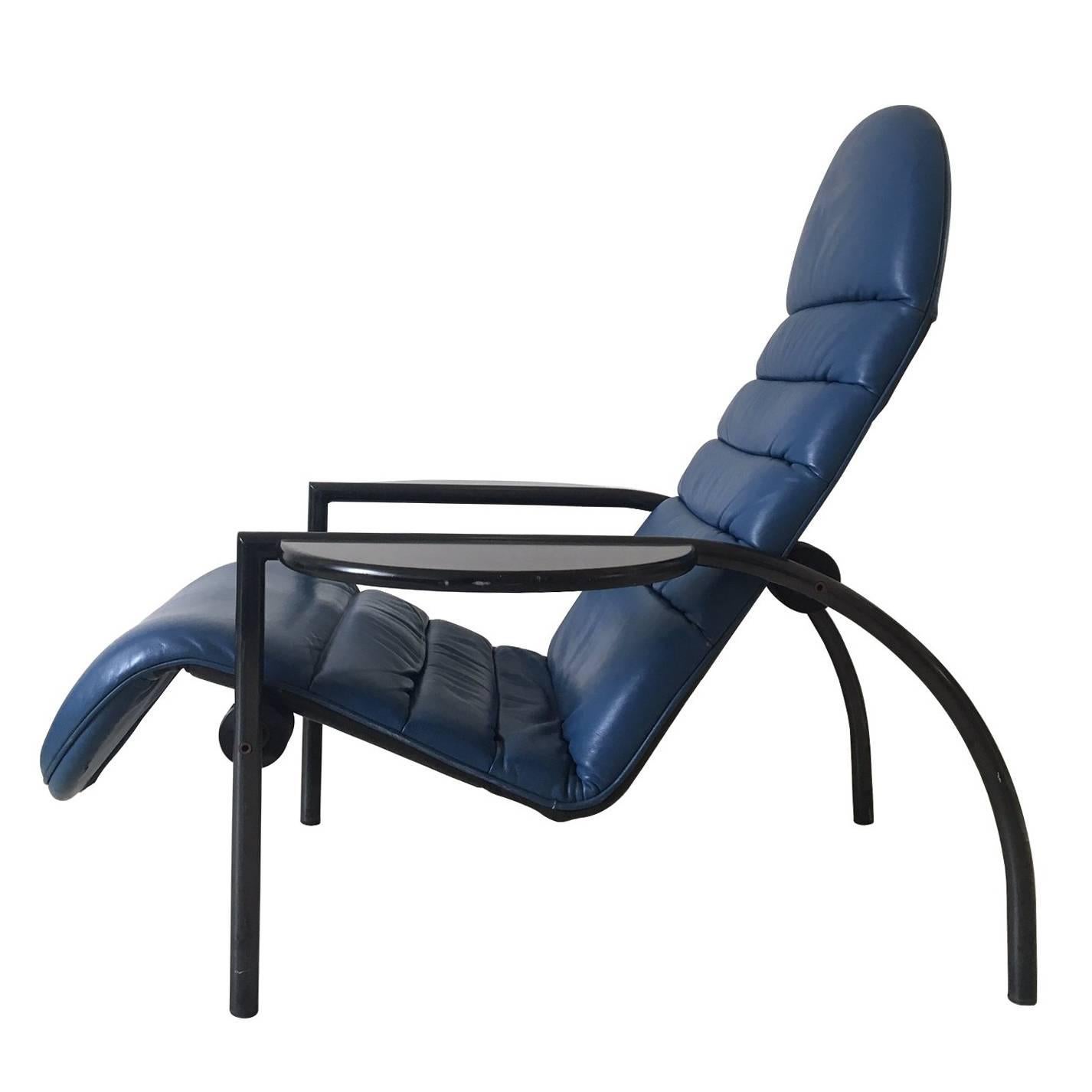 Extreme Rare Adjustable Lounge Chair by Ammanati and Vitelli for Moroso, 1980s For Sale