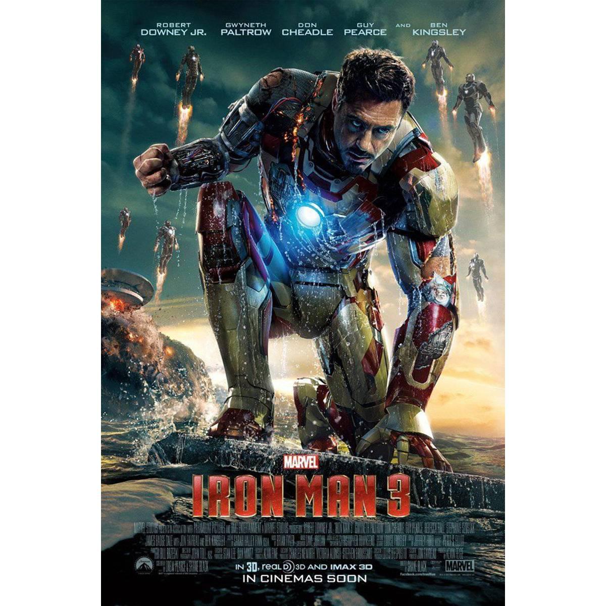 "Iron Man 3" Film Poster, 2013 For Sale