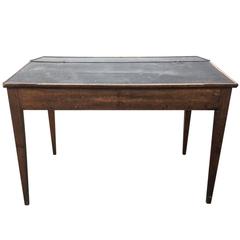 Primitive Swedish Writing Table in Oak