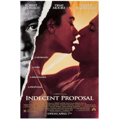 "Indecent Proposal" Film Poster, 1993