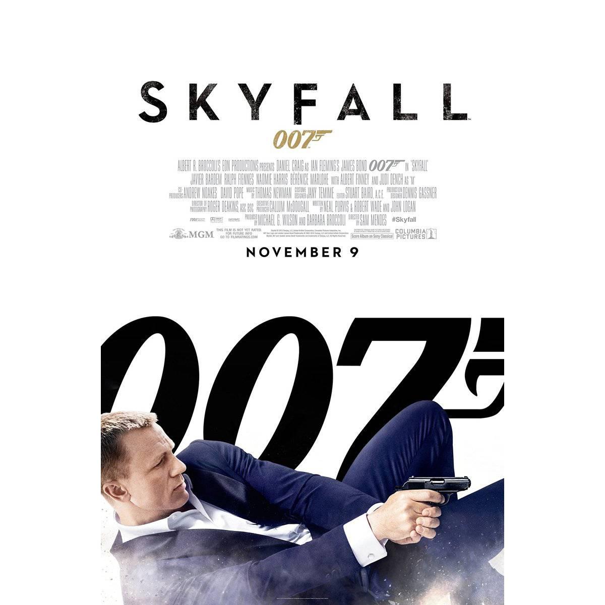 "Skyfall" Film Poster, 2012 For Sale