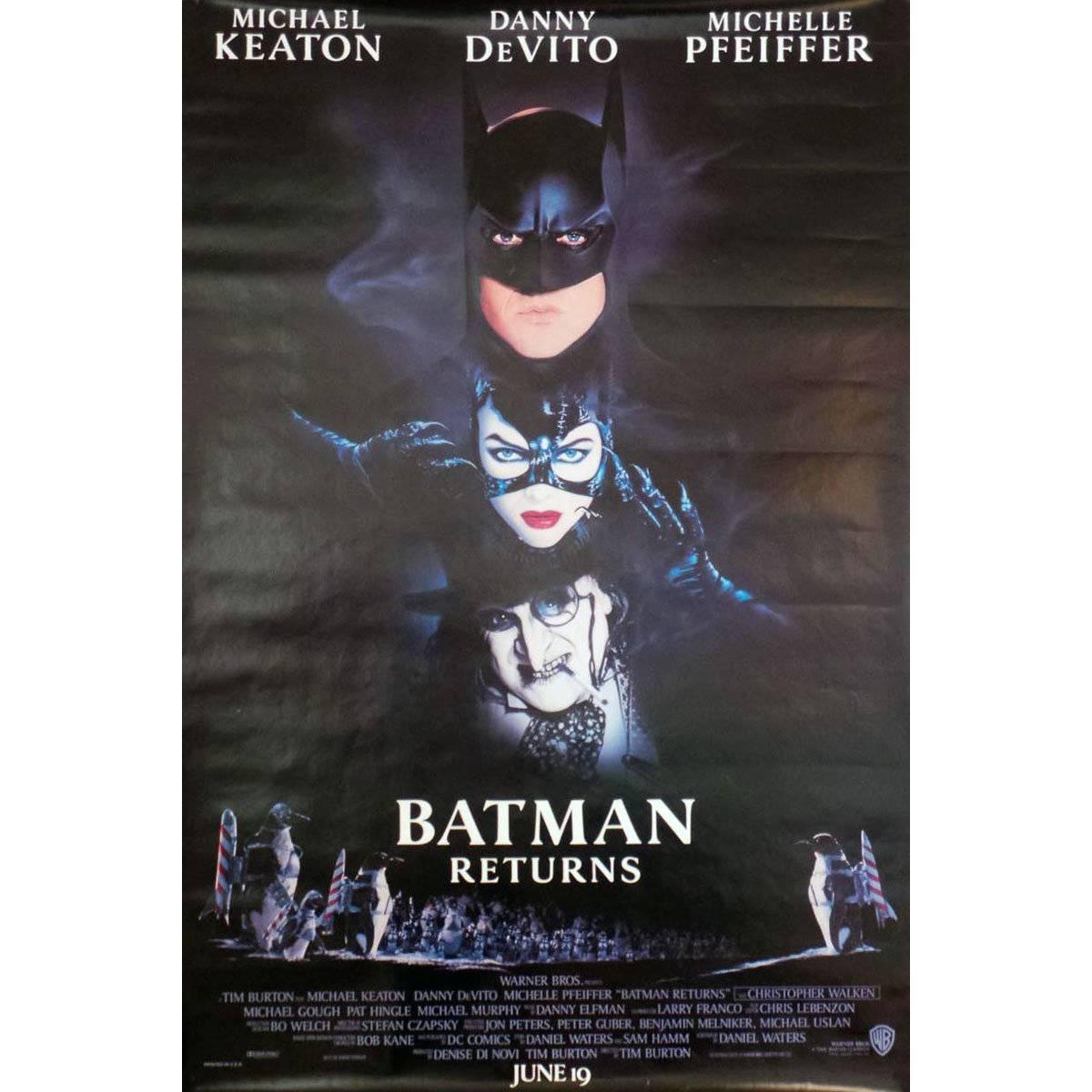 "Batman Returns", Film Poster, 1992 For Sale