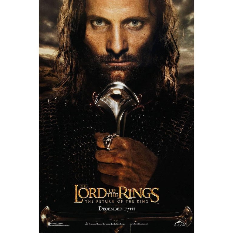 Lord Of The Rings: The Return Of The King" Film Poster, 2003 For Sale at  1stDibs | return of the king movie poster, lord of the rings the return of  the king