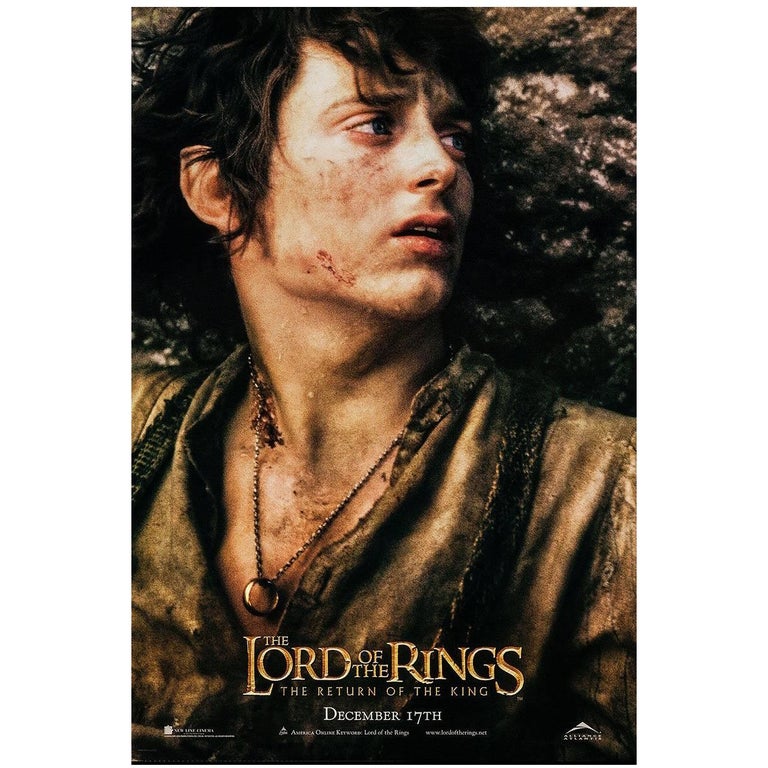  LORD OF THE RINGS FELLOWSHIP OF THE RING MOVIE POSTER 1 Sided  ORIGINAL FINAL 27x40: Prints: Posters & Prints