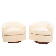 Pair of Milo Baughman Chairs for Thayer Coggin