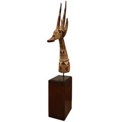 Vintage African Impala Antelope Sculpture