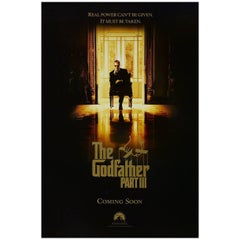 Vintage "The Godfather: Part III" Film Poster, 1990