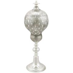 Sterling Silver Presentation Cup and Cover 4