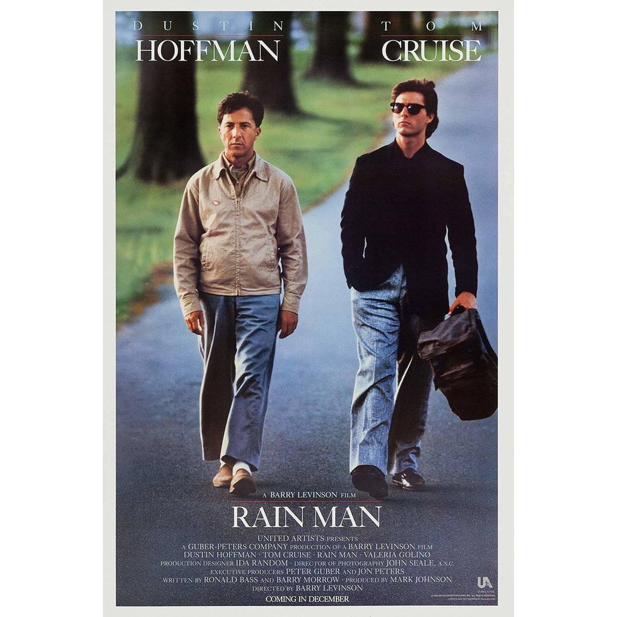 "Rain Man" Film Poster, 1988 For Sale