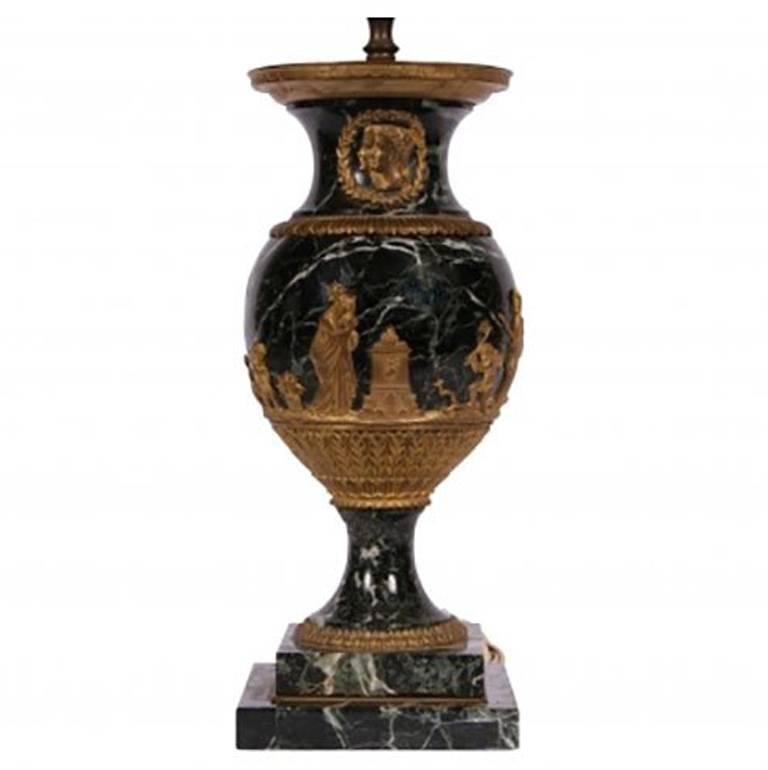 Heavy Urn Form Neoclassical Lamp