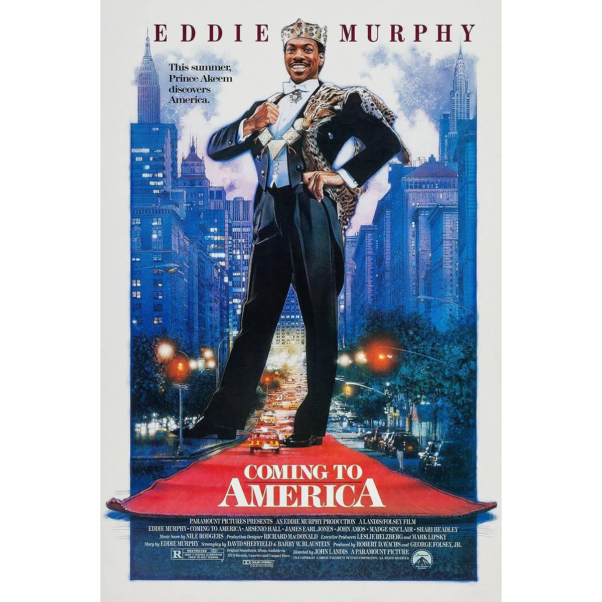 "Coming to America" Film Poster, 1988 For Sale