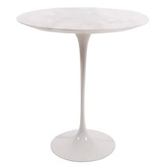 Vintage Tulip Side Table with Marble Top by Eero Saarinen for Knoll