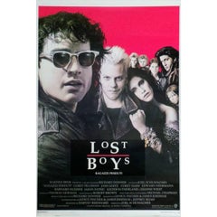 Vintage "The Lost Boys" Film Poster, 1987