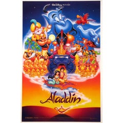 Retro "Aladdin" Film Poster, 1992