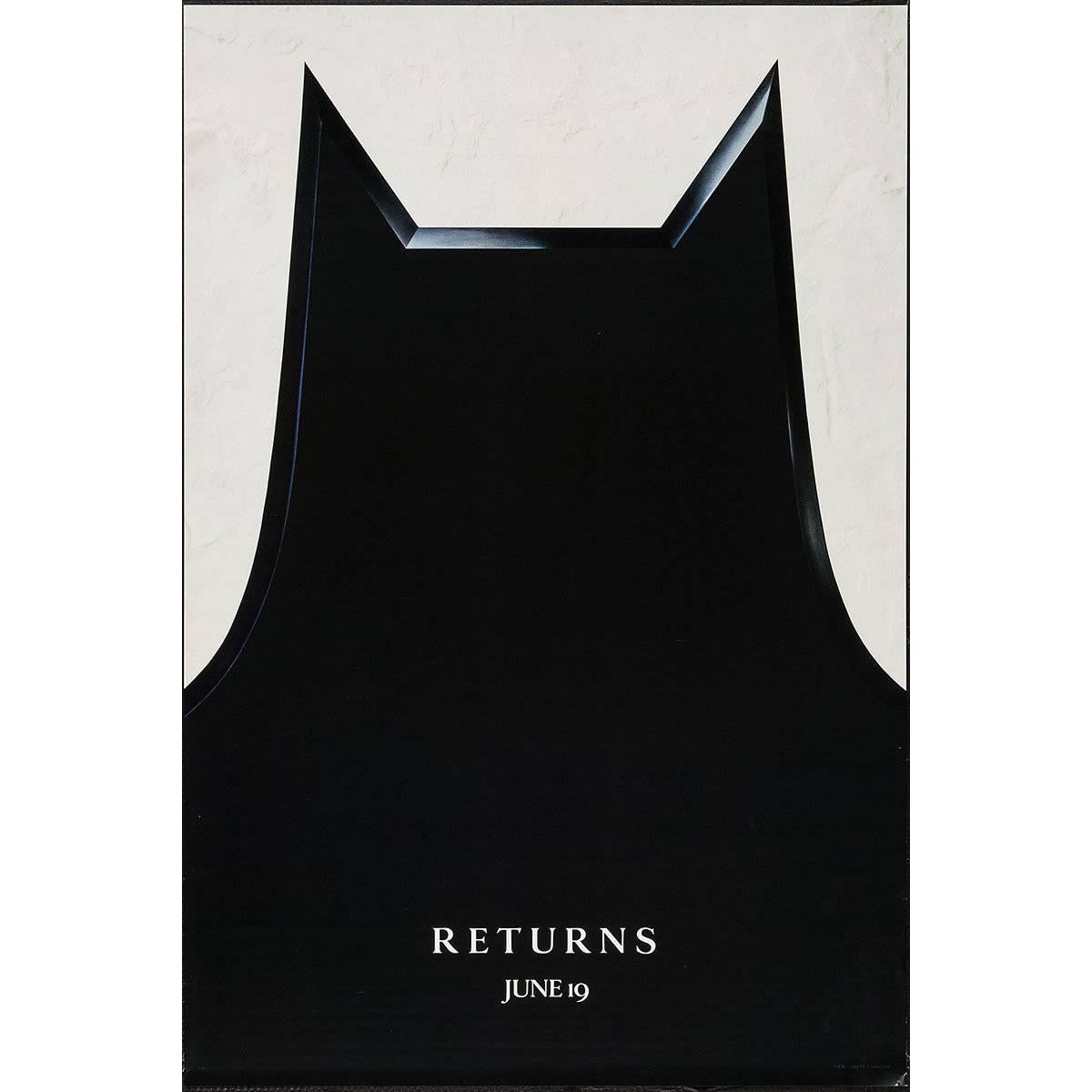 "Batman Returns" Film Poster, 1992 For Sale