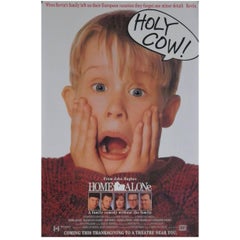 Vintage "Home Alone" Film Poster, 1990