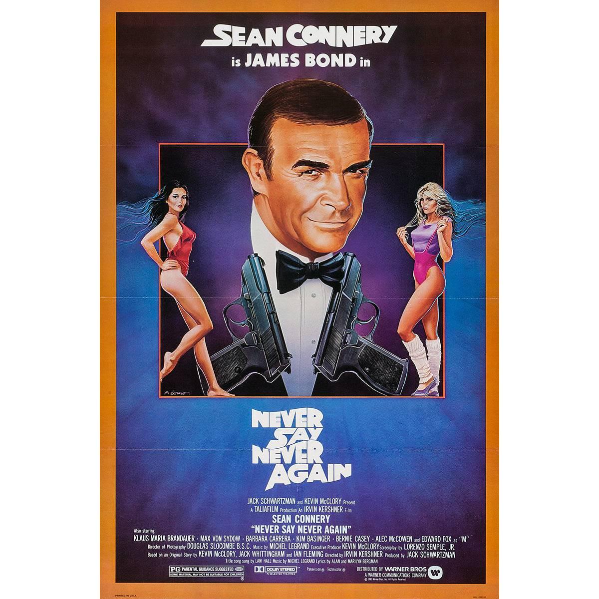 "Never Say Never Again" Film Poster, 1983 For Sale