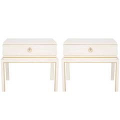 Tommi Parzinger Bleached Maple Nightstands 12