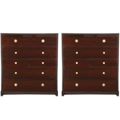 Tommi Parzinger Mahogany Chests 9