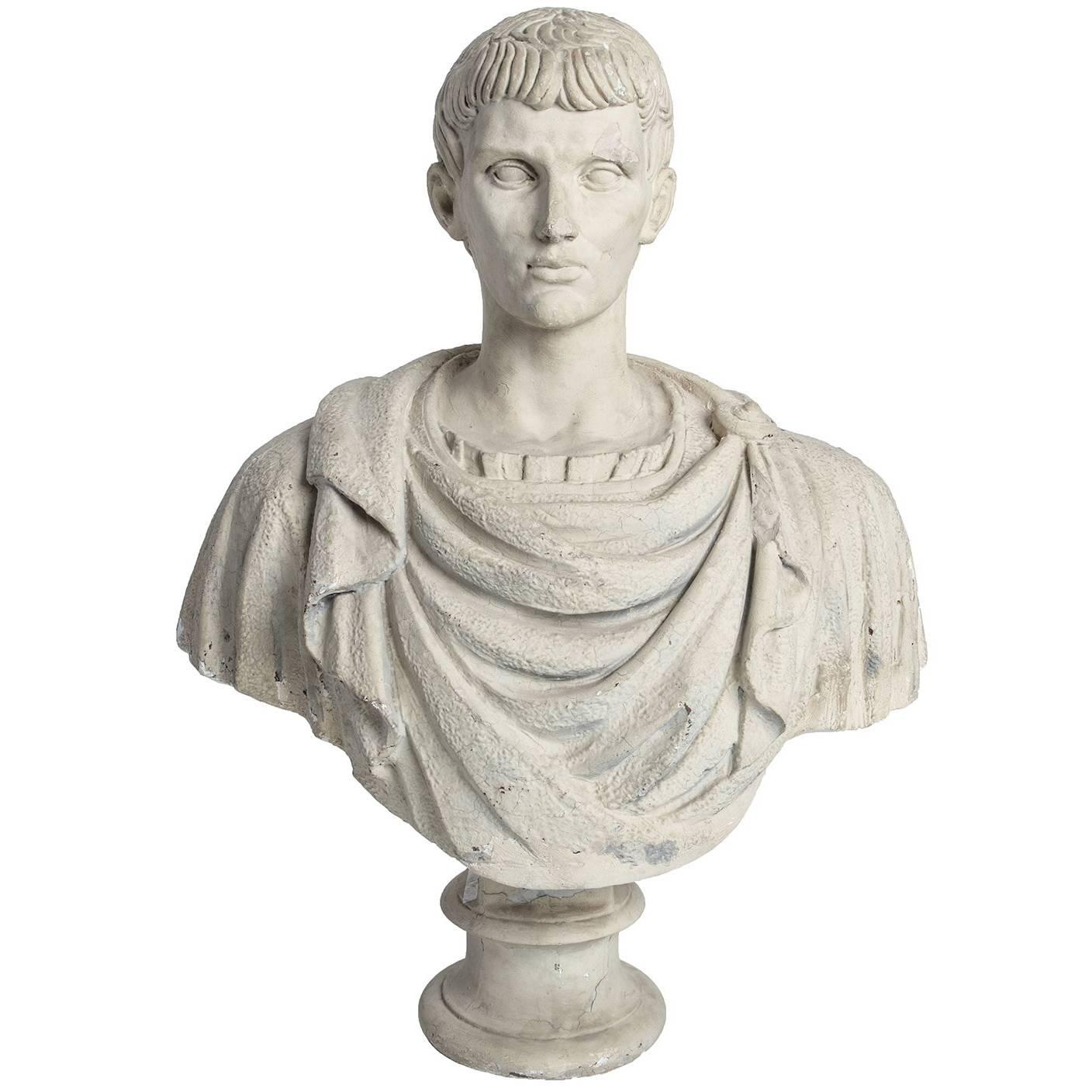 Neoclassical Roman Bust of a Patrician